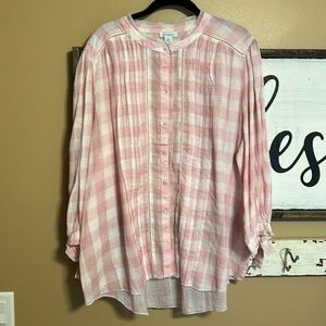 Sundance Button Up Blouse with Bow Details